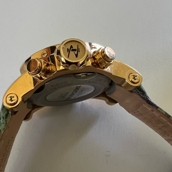 Invicta Reserve Venom Swiss Made Quartz Chronograph Leather Strap Watch 14968 - Picture 5 of 12